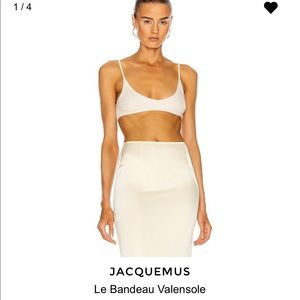 jacquemus le bandeau valensole ecru NWT M